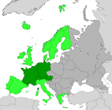 ¿Cuáles son los países de Europa continental?