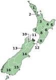 ¿Cuántos países hay en Zelandia?