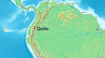 ¿Dónde está ubicada geograficamente Quito?