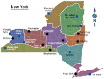 ¿Dónde está ubicada la ciudad de Nueva York?