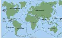 ¿Qué continente hay sobre la placa antártica?