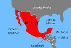¿Qué países limitan al sur de México?