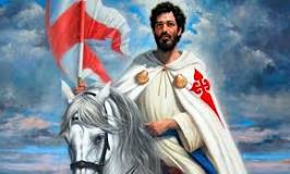 ¿Qué significa el caballo blanco de Santiago?