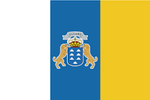 ¿Qué significa el escudo de la bandera de Canarias?