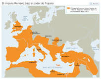 ¿Qué territorio ocupaba el Imperio Romano de Oriente y Occidente?