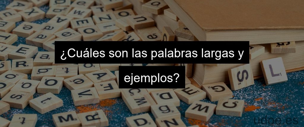 Palabras Largas Una Guía Fácil Para Niños Udoe 4051