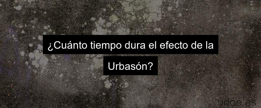 ¿cuánto Tarda En Hacer Efecto El Urbason Udoeemk 5145