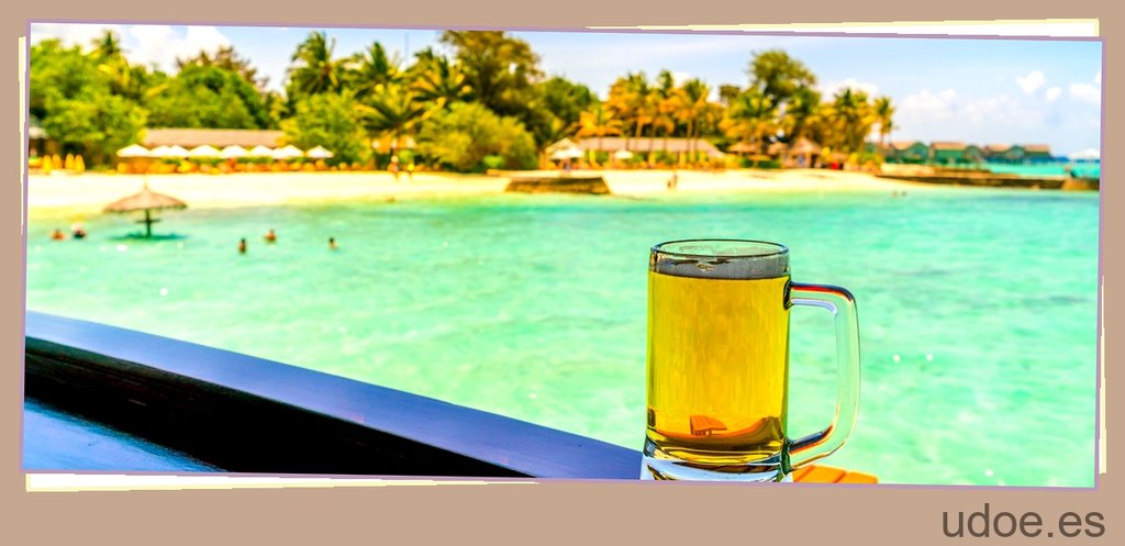 alcohol en maldivas