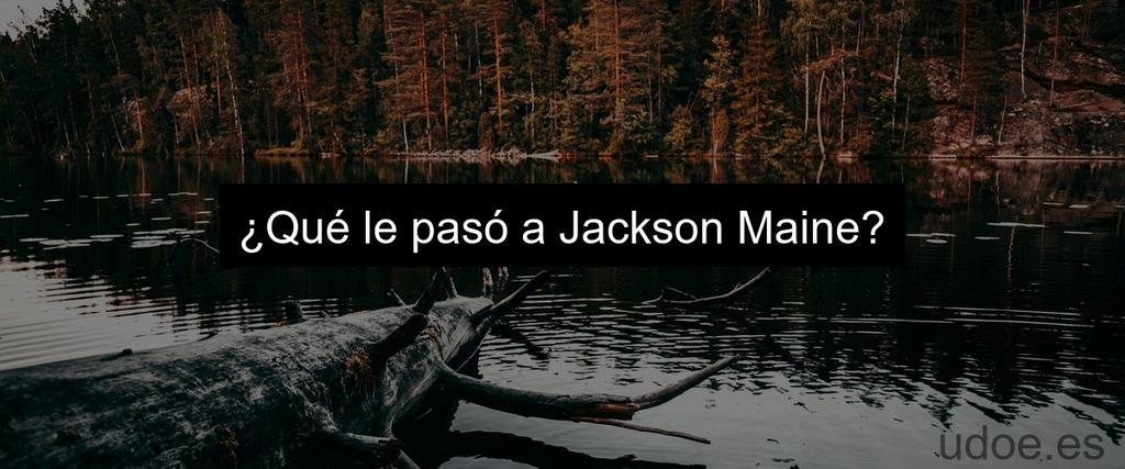 ¿Qué le pasó a Jackson Maine?