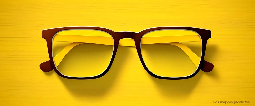 ¿Cómo se llaman las gafas amarillas?