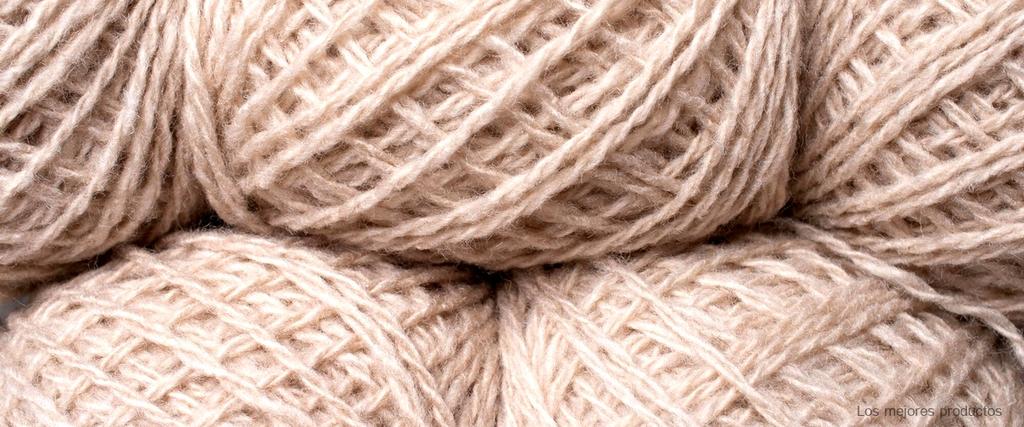 ¿Cómo se llaman las lanas gruesas?