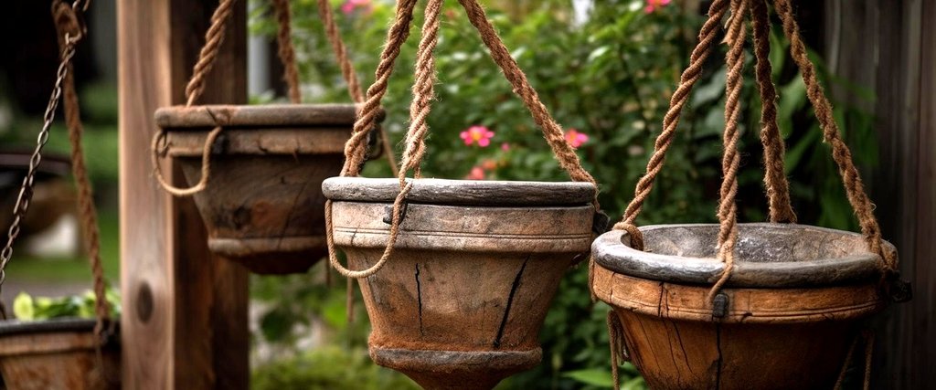 Platos antiguos: una opción vintage para decorar tu patio