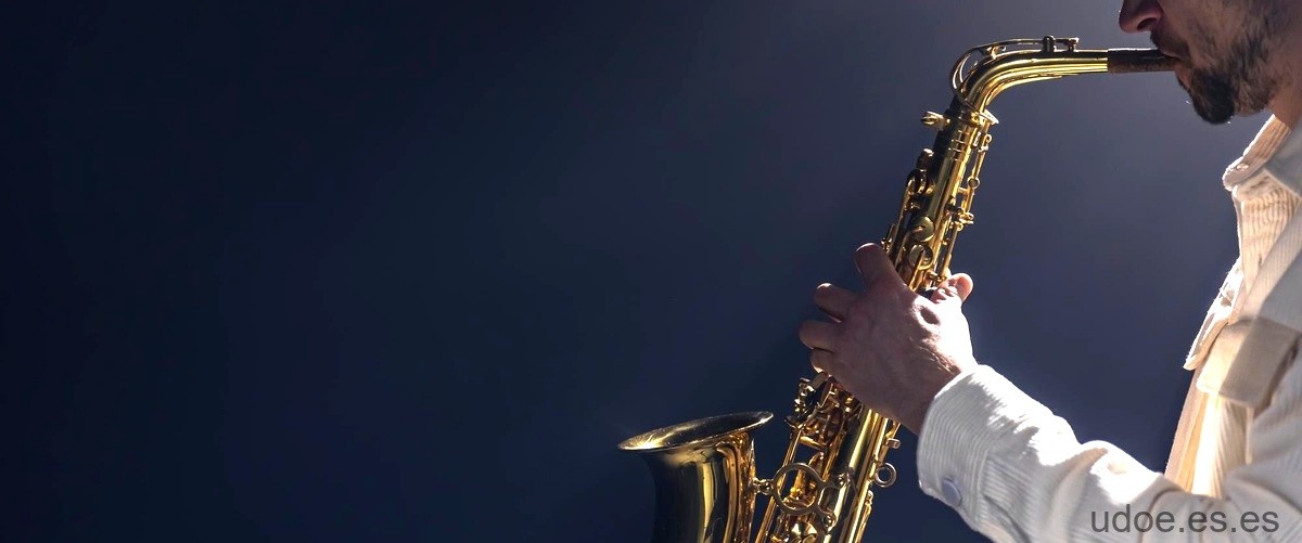 ¿Cuáles son las partes de un saxofón?